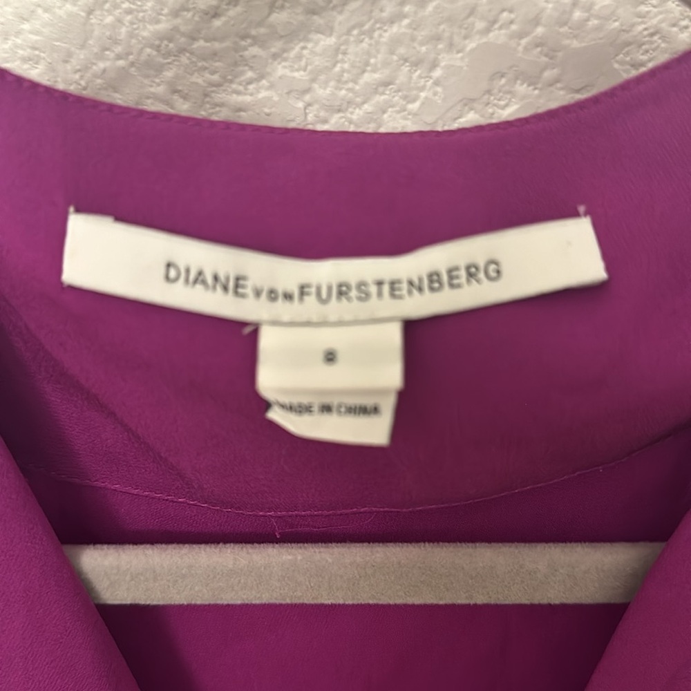 Diane von Furstenberg size 8 silk blend dress - Picture 4 of 5